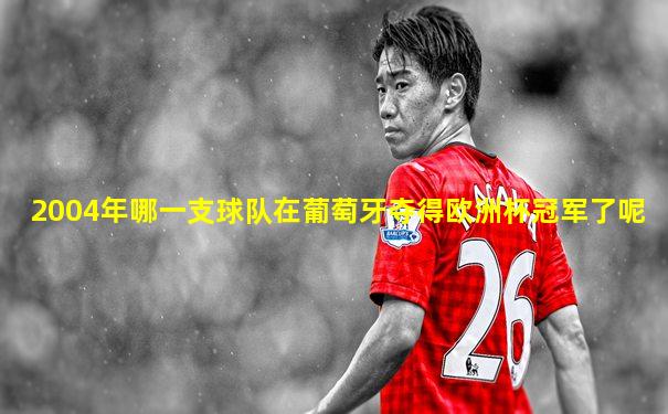2004年哪一支球队在葡萄牙夺得欧洲杯冠军了呢