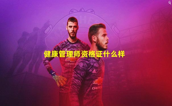 健康管理师资格证什么样